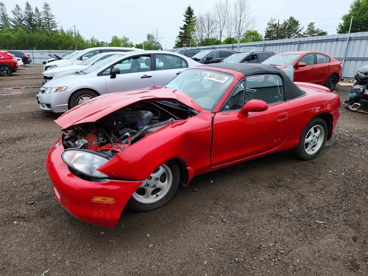 2000 Mazda MX-5 Miata, VIN JM1NB3536Y0143518 — Перед