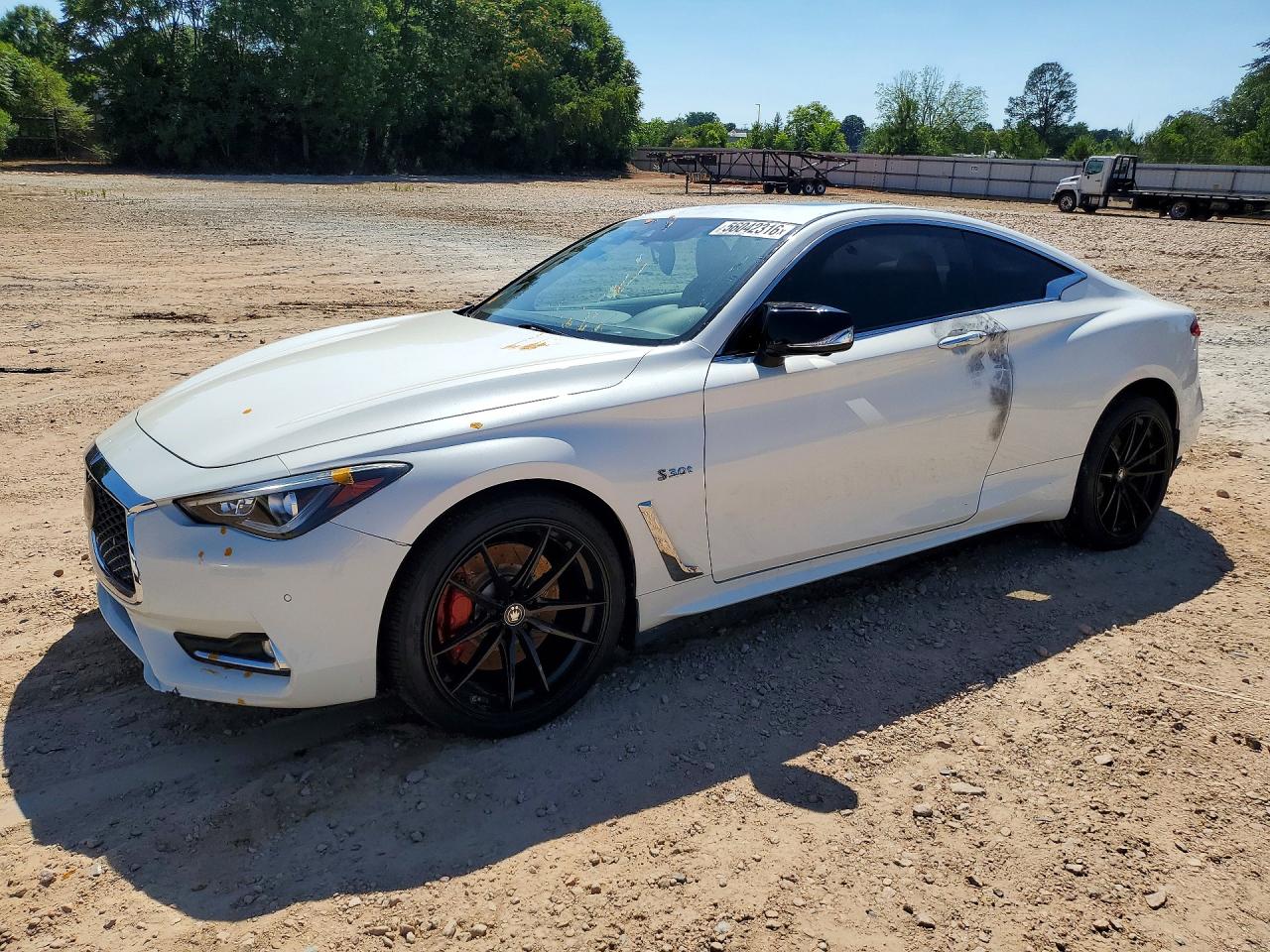 2019 Infiniti Q60 Red Sport 400, VIN JN1FV7EL2KM440632 — Front end