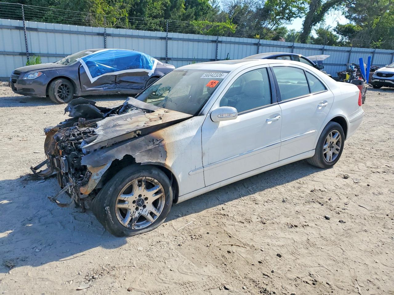 2006 Mercedes-Benz E 320 CDI, VIN WDBUF26J76A946285 — Engine fire
