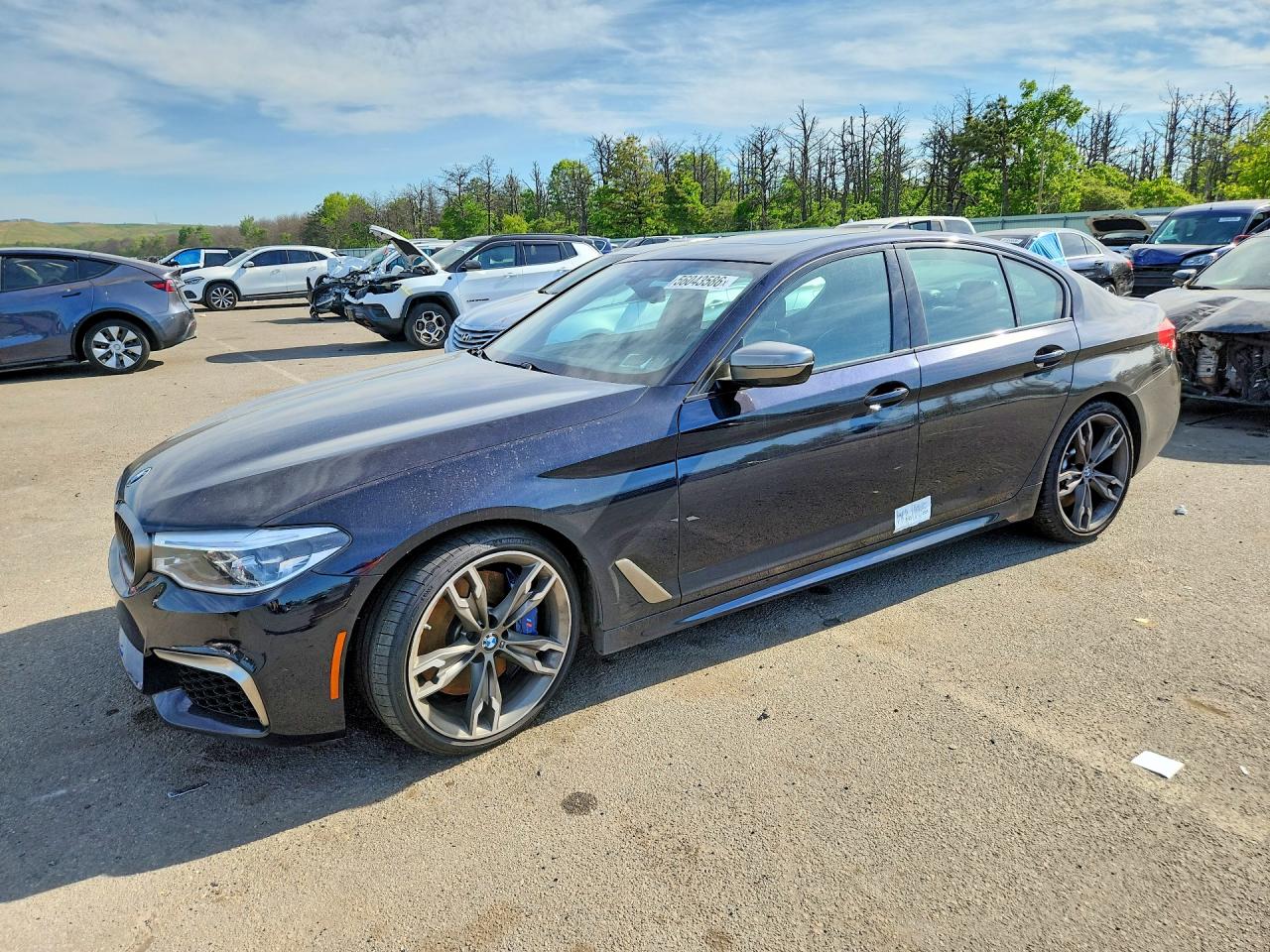 2020 BMW 5 Series M550i xDrive, VIN WBAJS7C05LBN96618 — Water / flood