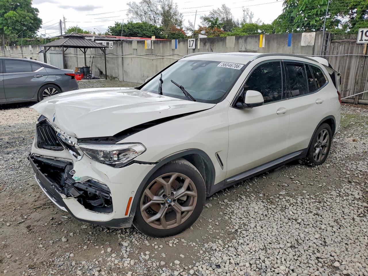 2020 BMW X3 sDrive30i, VIN 5UXTY3C03L9C08197 — Front end