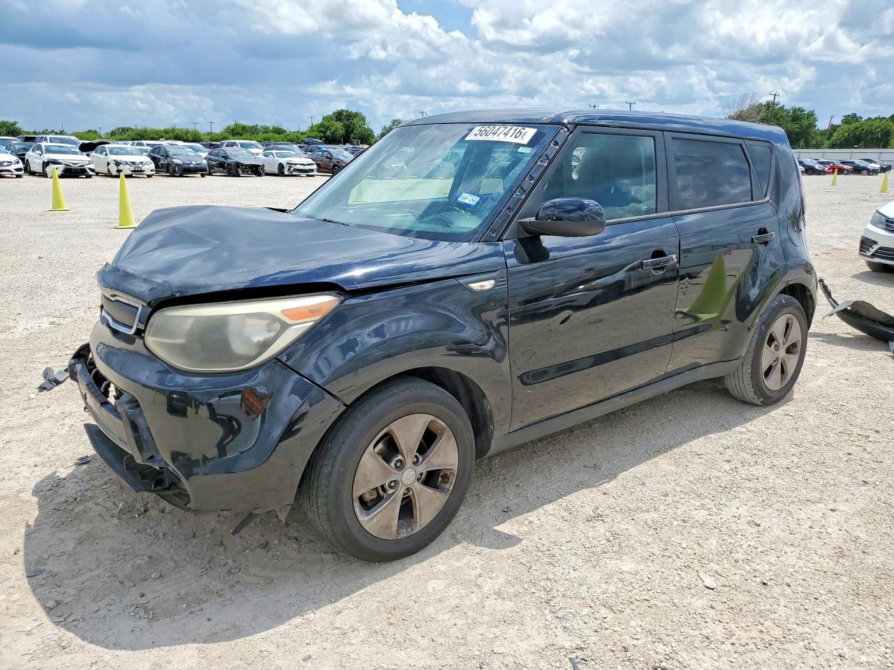 2014 Kia Soul, VIN KNDJN2A21E7088220 — Front end