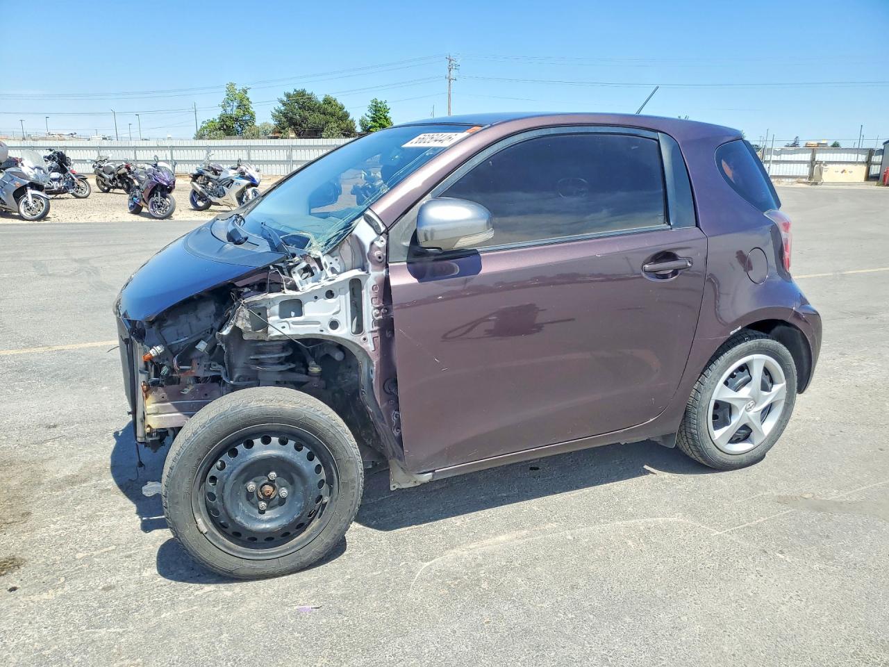 2012 Scion iQ, VIN JTNJJXB04CJ021628 — Front end