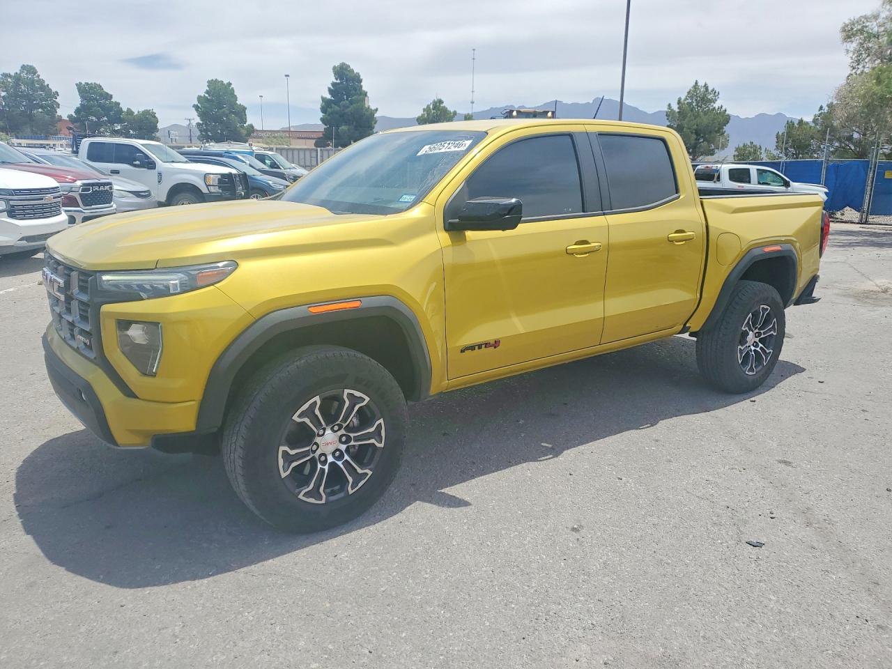 2023 GMC Canyon 4WD AT4, VIN 1GTP6DEK7P1149153 — Rear end