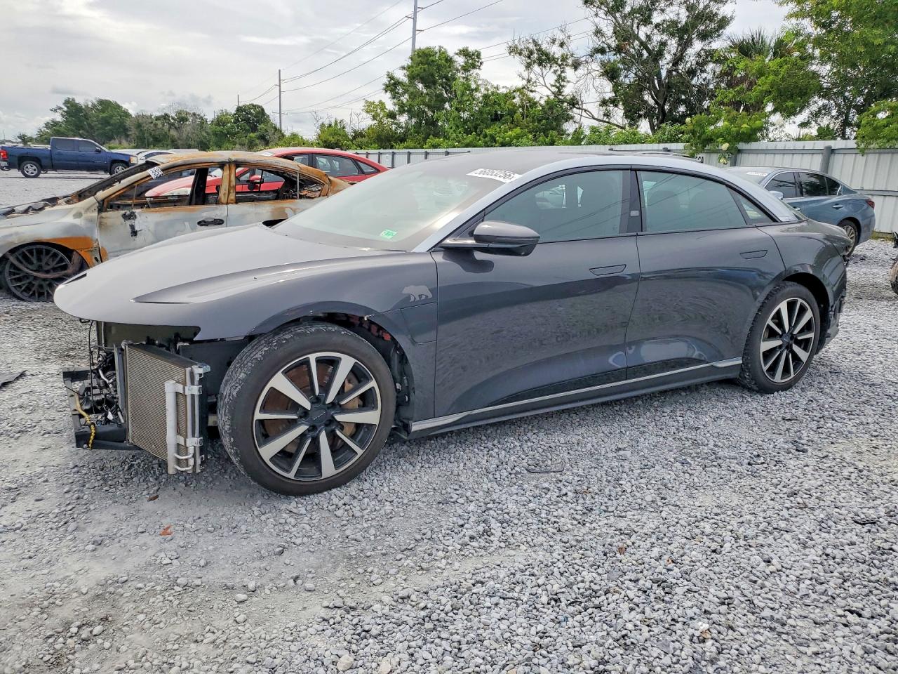 2023 Lucid Air Touring, VIN 50EA1TEA2PA004619 — Front end