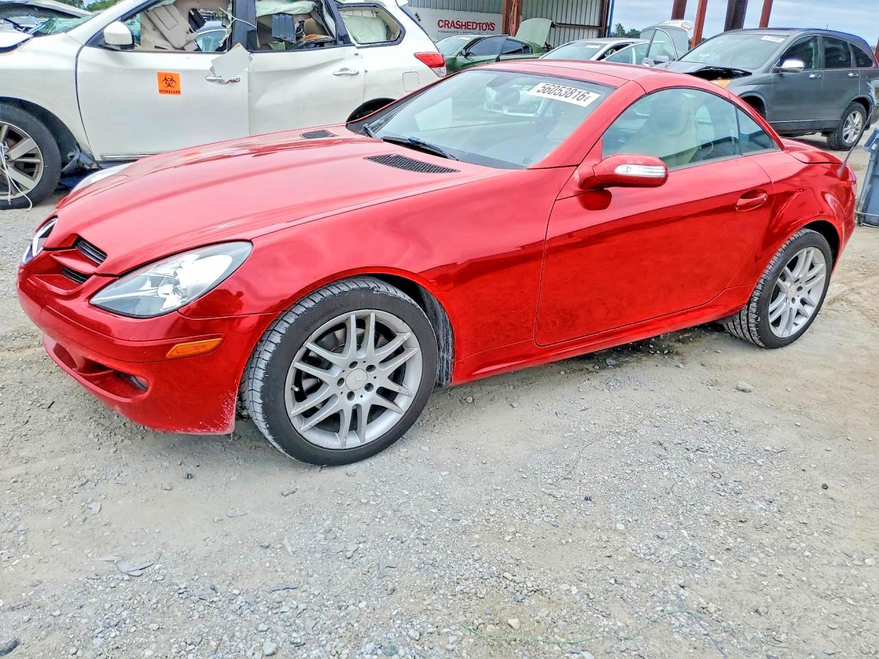 2008 Mercedes-Benz SLK 280, VIN WDBWK54FX8F187500 — Rear end