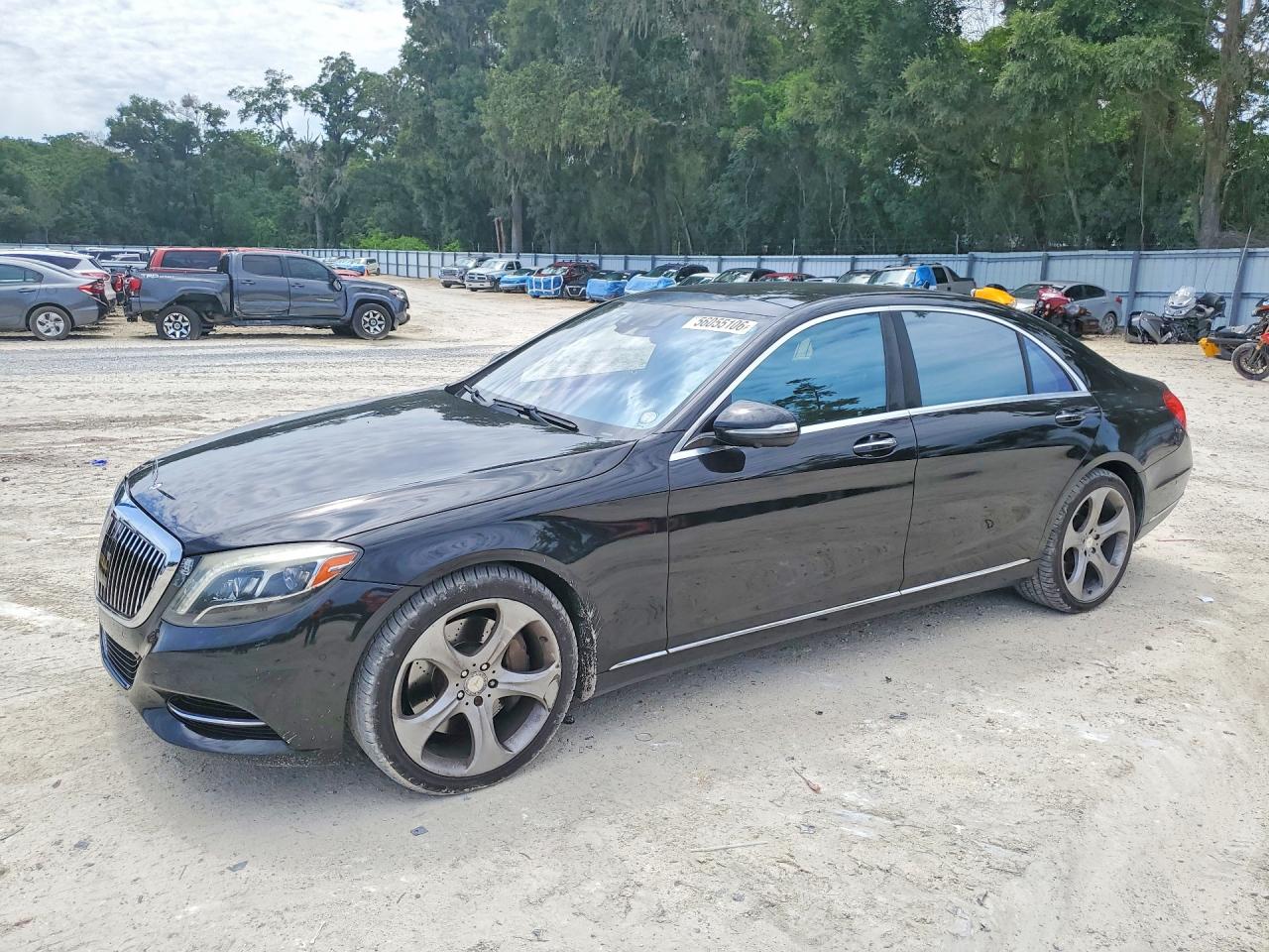 2014 Mercedes-Benz S 550, VIN WDDUG8FB7EA057680 — Rear end