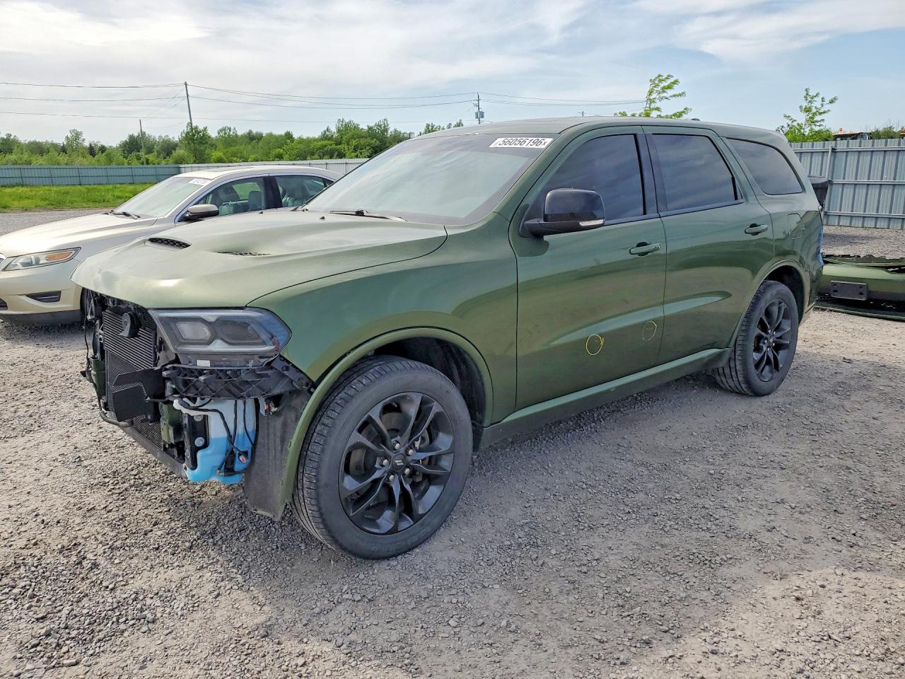 2022 Dodge Durango GT Plus, VIN 1C4RDJDG3NC132832 — Front end