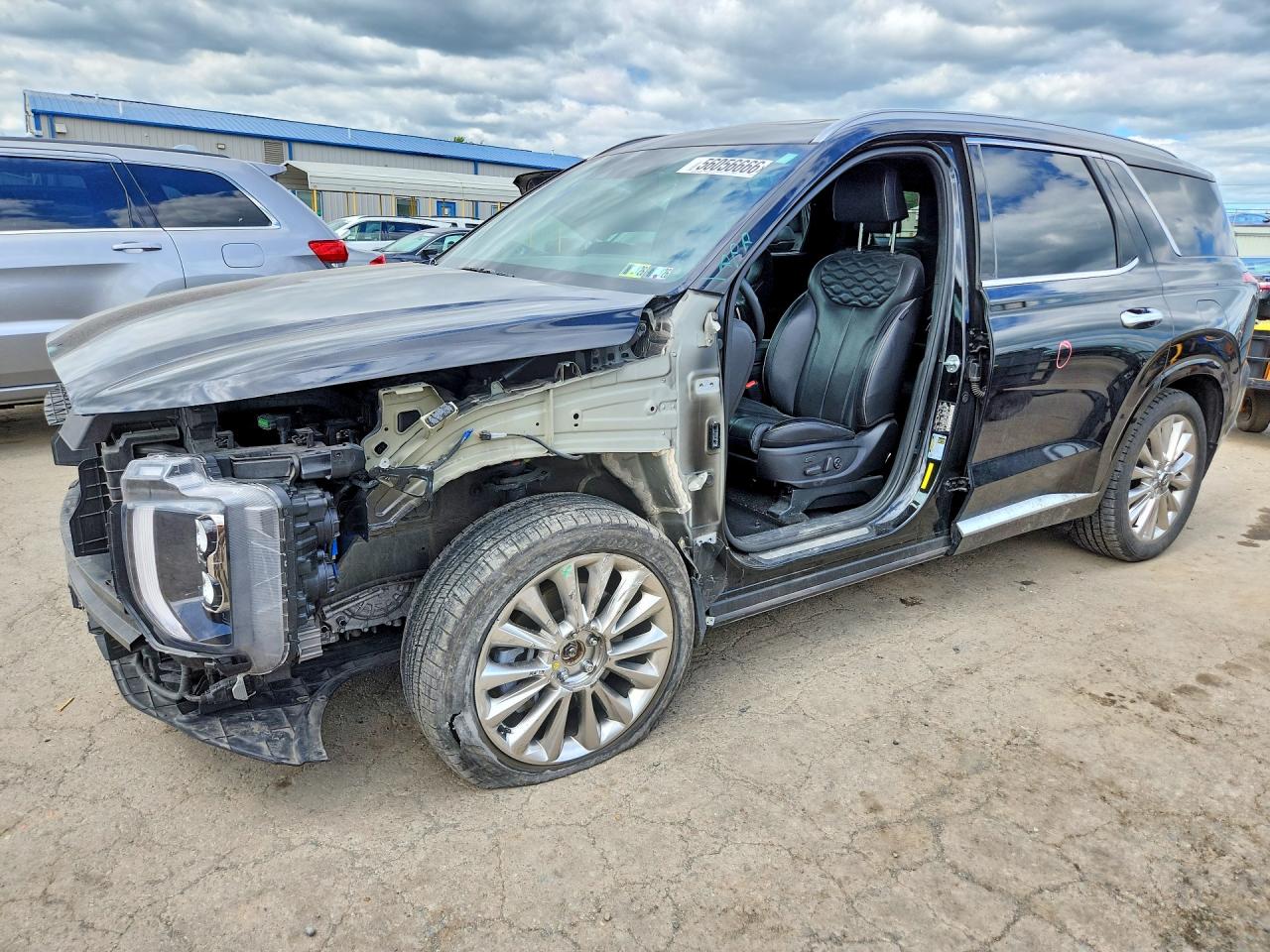 2020 Hyundai Palisade Limited, VIN KM8R5DHE0LU169332 — Side