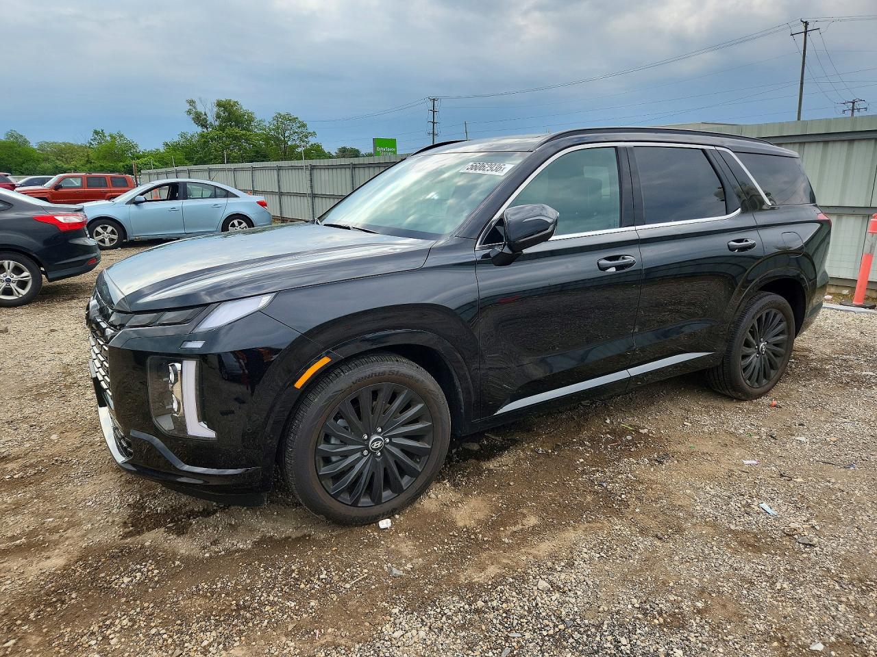 2024 Hyundai Palisade Calligraphy, VIN KM8R7DGE3RU747606 — Hail