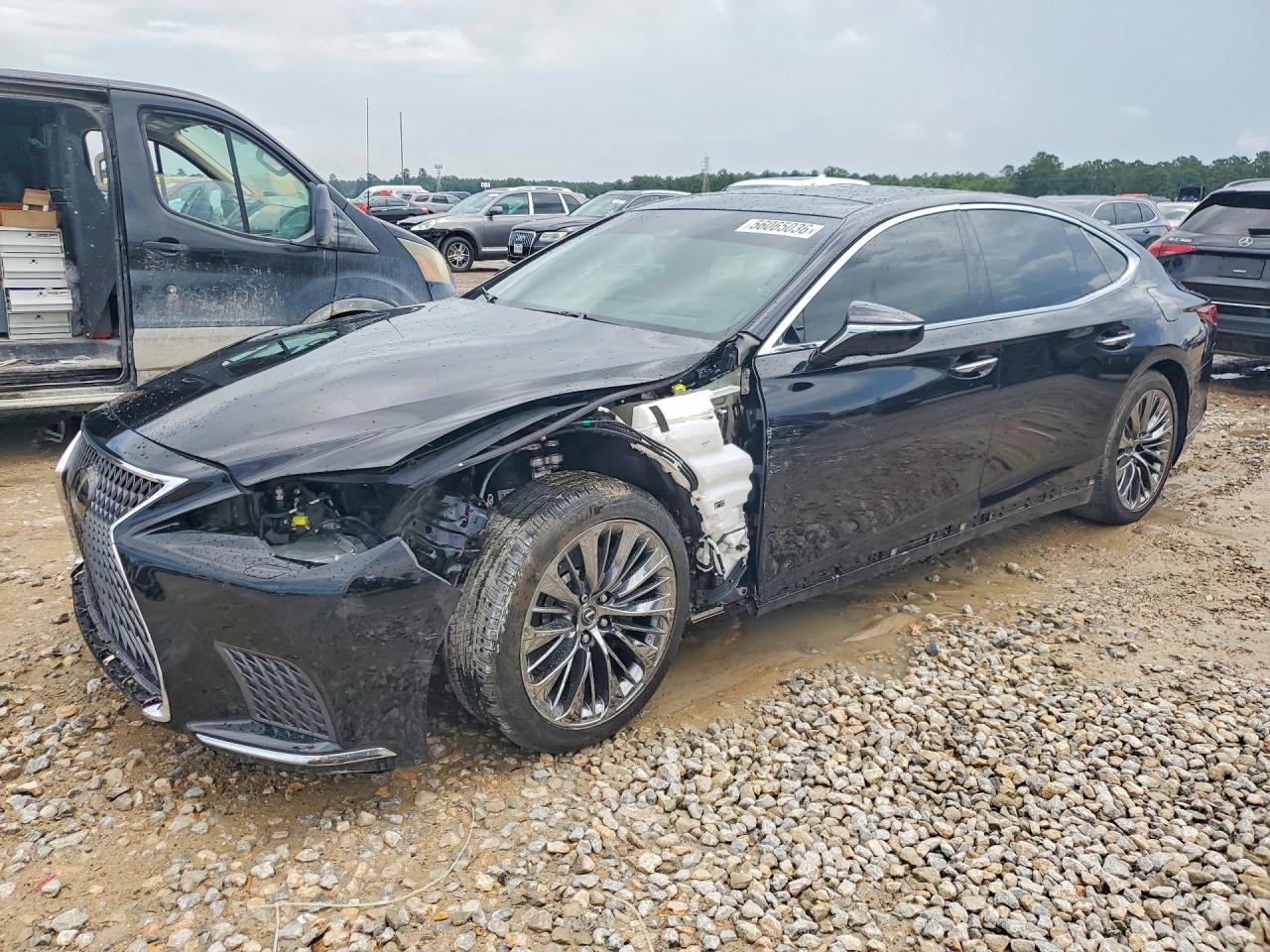 2023 Lexus LS 500, VIN JTHD51FF9P5018688 — Front end