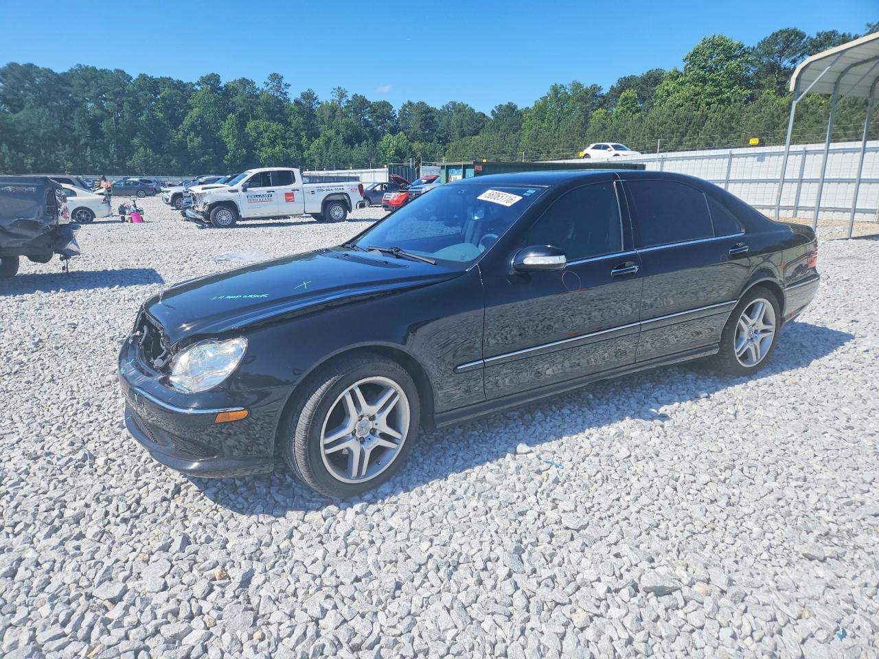 2006 Mercedes-Benz S 500, VIN WDBNG75J86A470435 — Front end