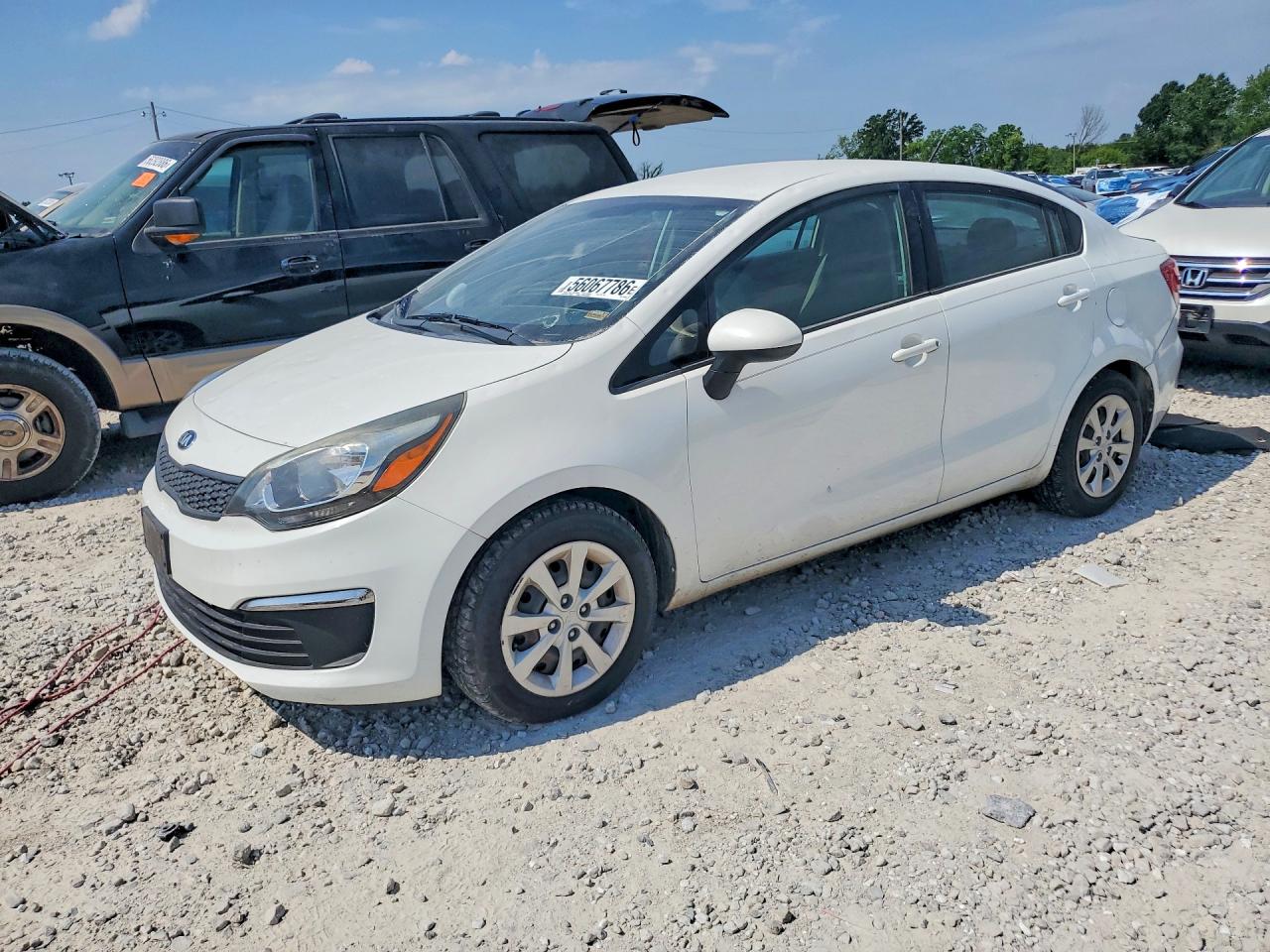 2016 Kia Rio LX, VIN KNADM4A32G6597453 — Hail