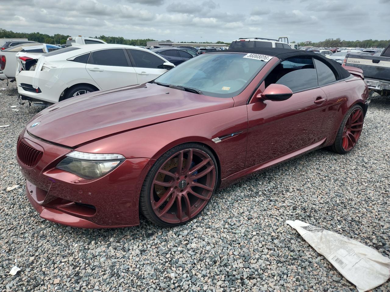 2007 BMW 6 Series 650i, VIN WBAEK13567CN81894 — Rear end