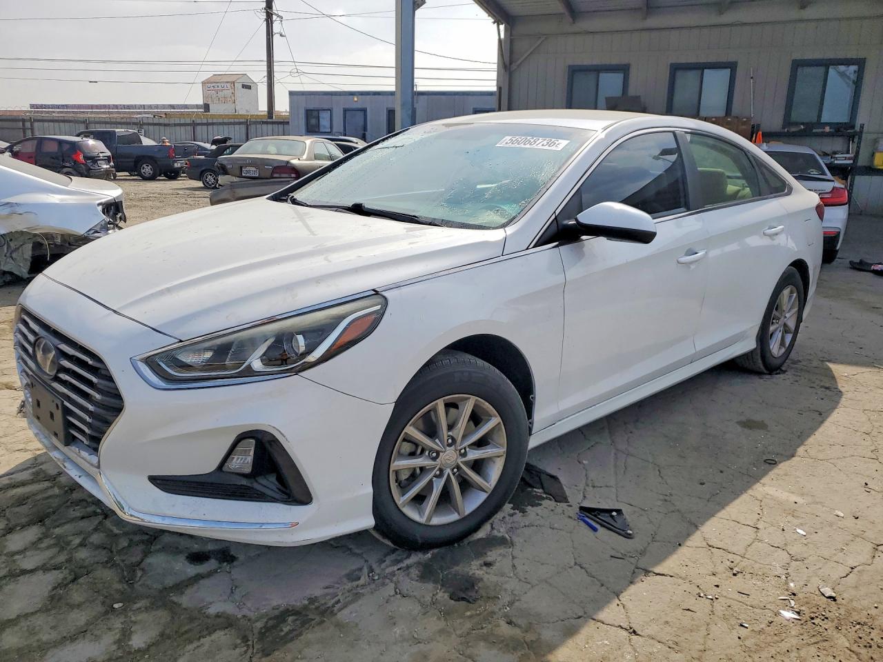2018 Hyundai Sonata SE, VIN 5NPE24AF8JH638253 — Stripped