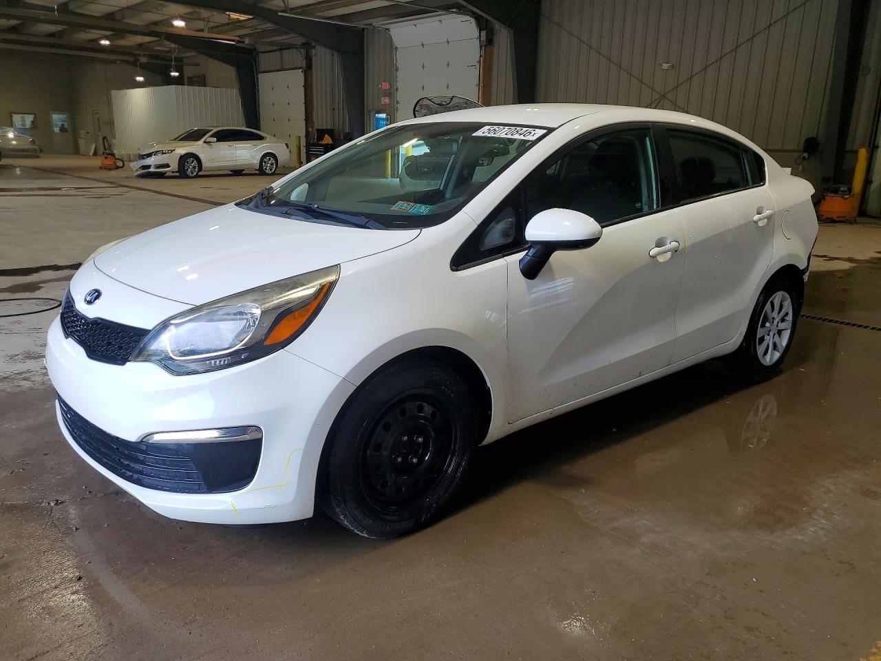 2016 Kia Rio LX, VIN KNADM4A35G6562857 — Rear end