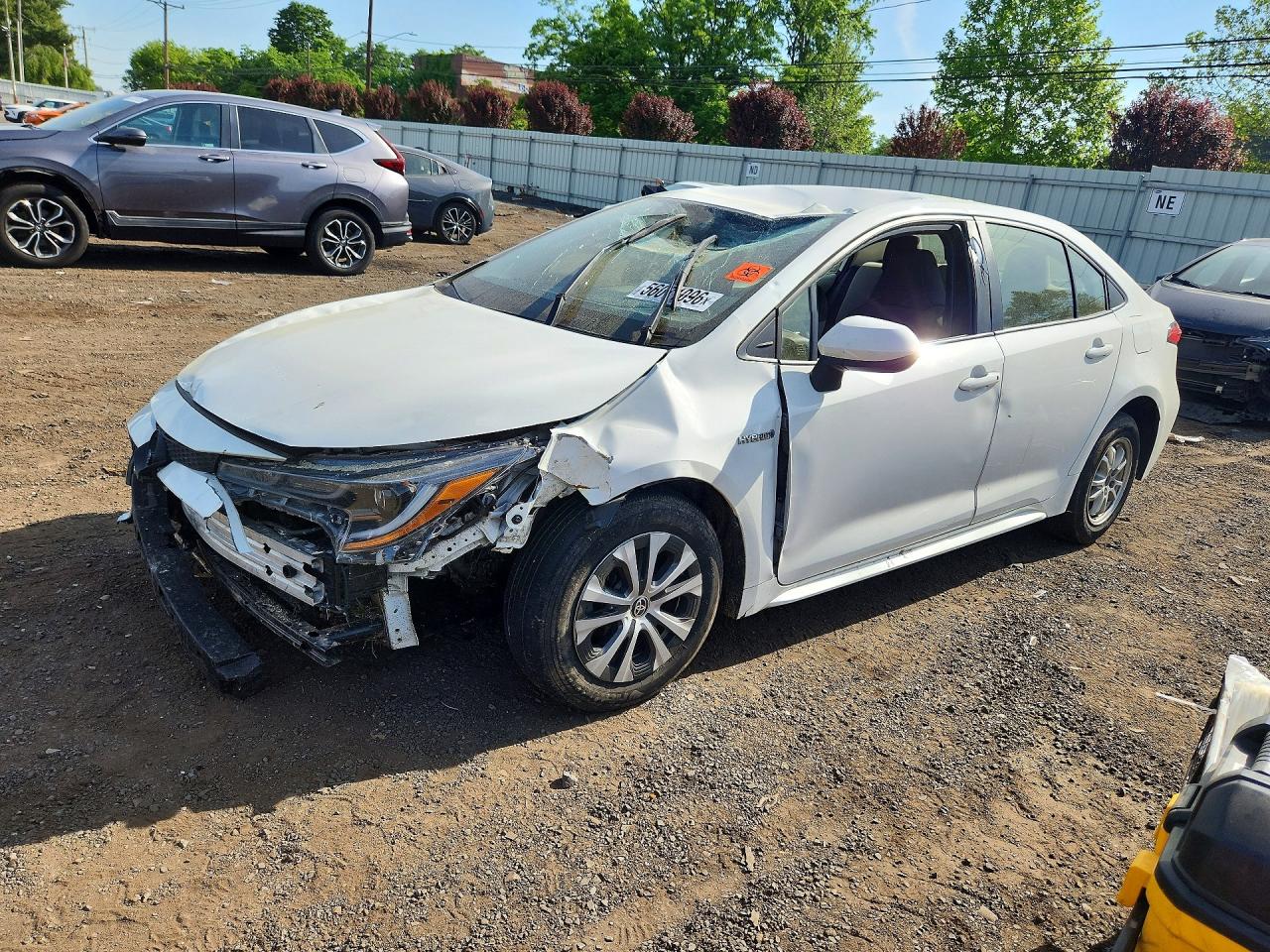 2021 Toyota Corolla Hybrid LE, VIN JTDEAMDE3MJ016368 — Biohazard / chemical