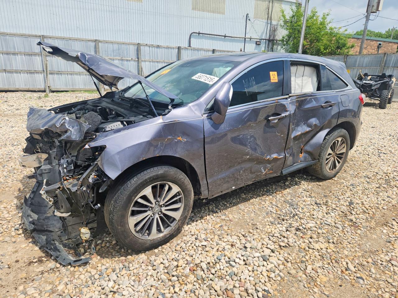 2018 Acura RDX Advance, VIN 5J8TB4H7XJL022881 — Rollover