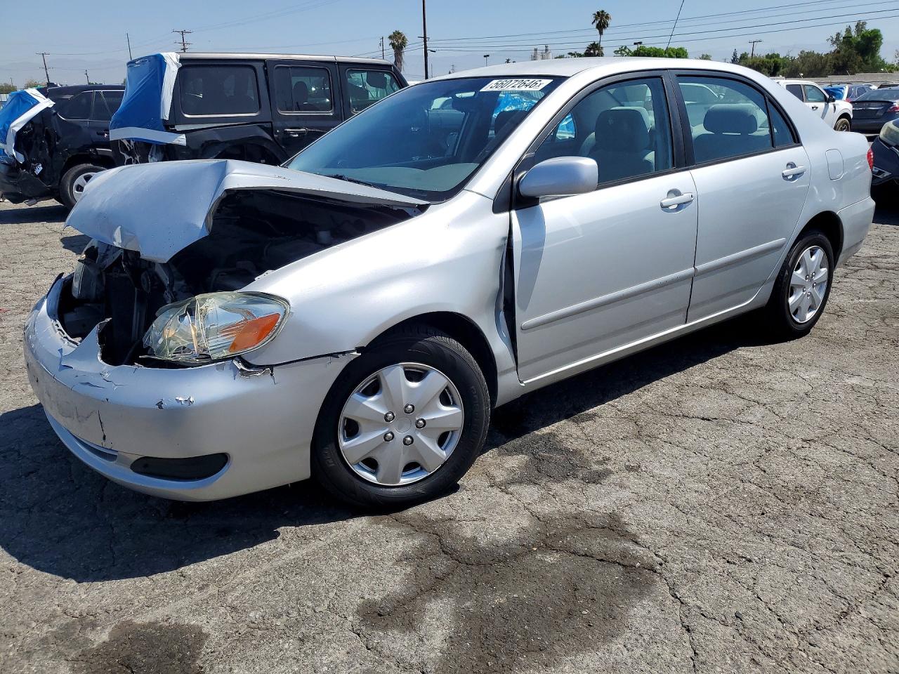 2006 Toyota Corolla LE, VIN 1NXBR32E26Z597545 — Front end