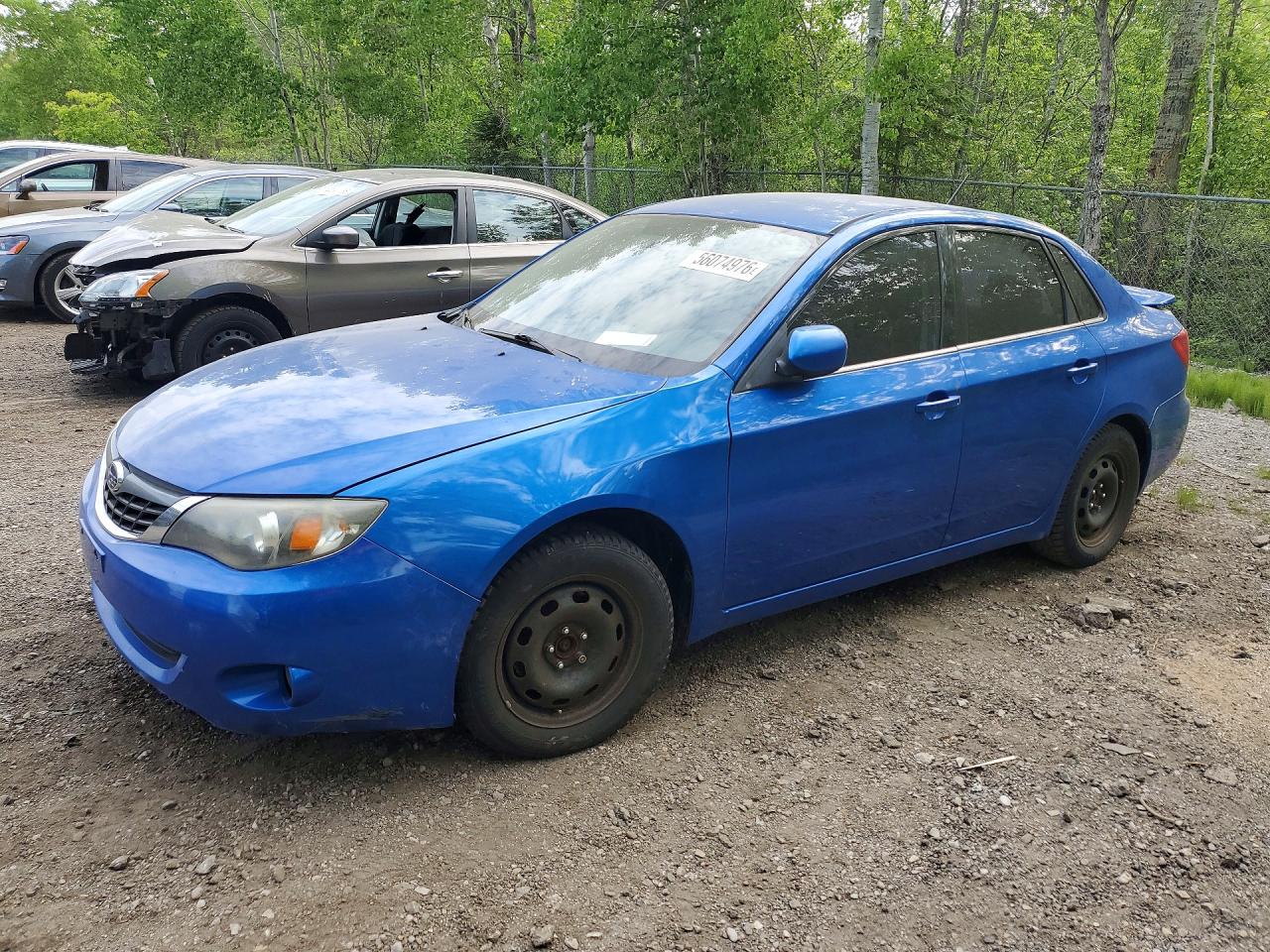 2008 Subaru Impreza i, VIN JF1GE616X8G501590 — Vandalism