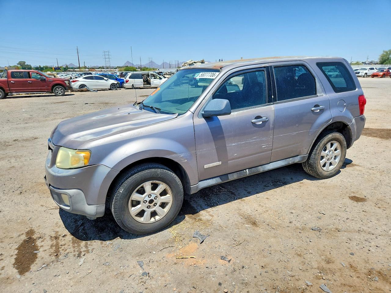 2008 Mazda Tribute Grand Touring, VIN 4F2CZ02Z08KM30495 — Side