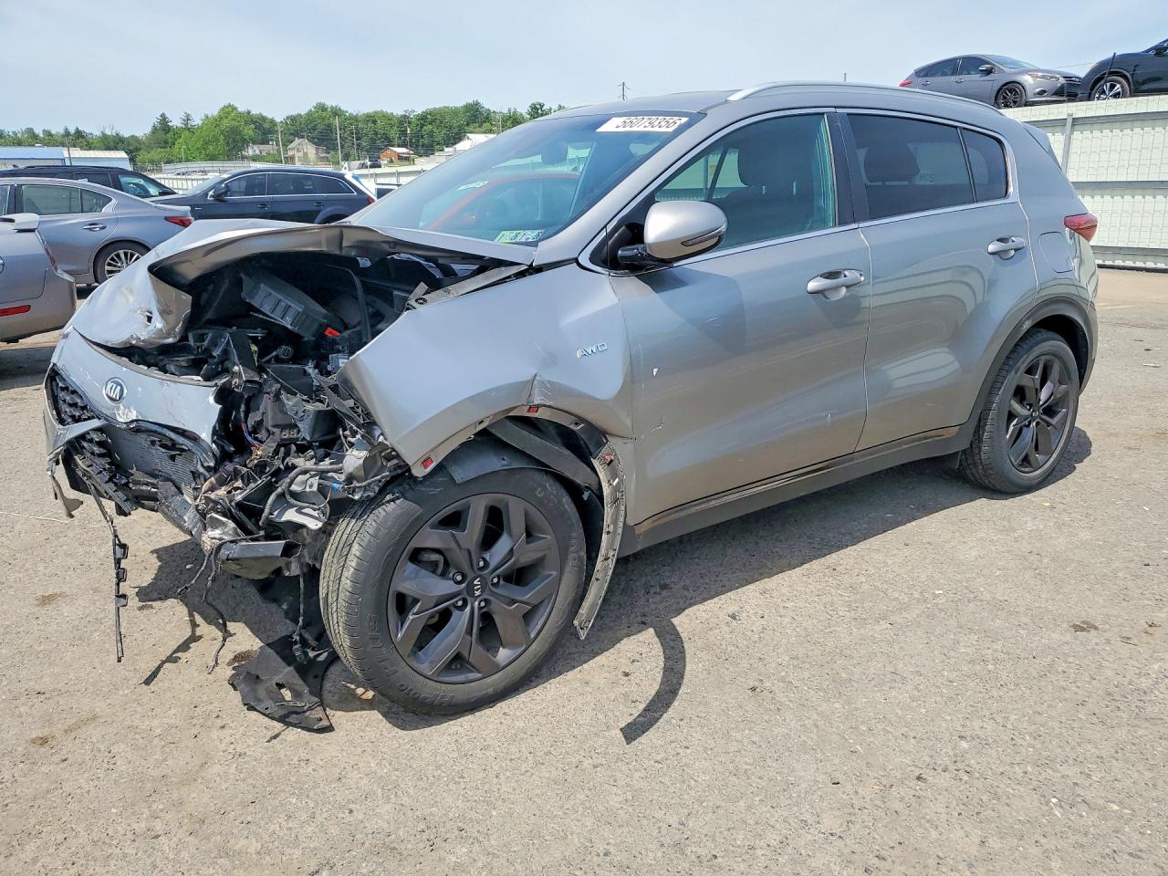2021 Kia Sportage S, VIN KNDP6CAC5M7878480 — Перед