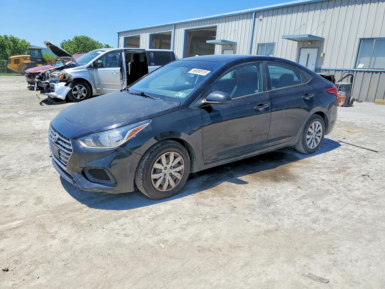 2019 Hyundai Accent SE, VIN 3KPC24A30KE062516 — Rear end