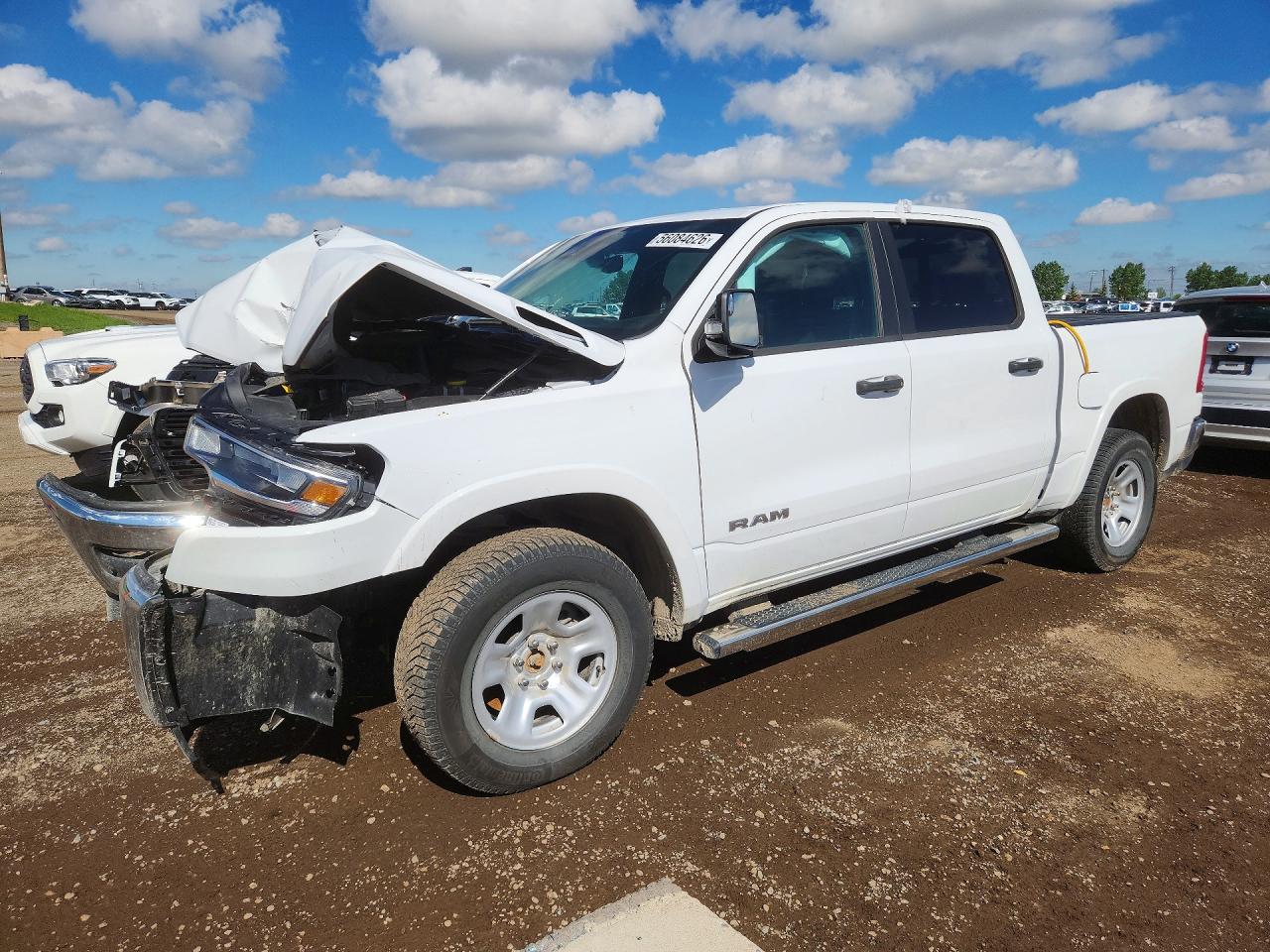 2025 Ram 1500 Big Horn, VIN 1C6RRFFG6SN548893 — Повреждение рамы