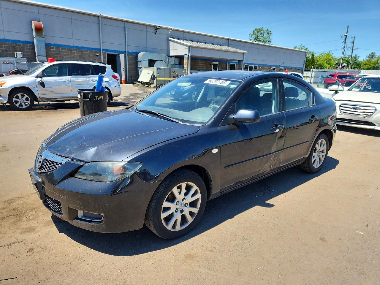2007 Mazda 3 i Touring, VIN JM1BK32G371731833 — Front end
