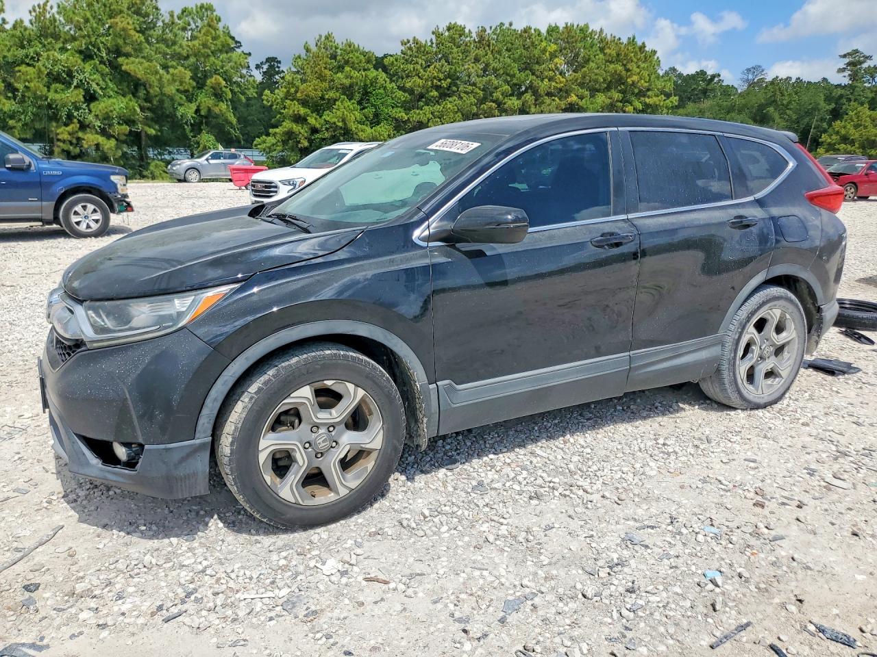 2018 Honda CR-V EX, VIN 7FARW1H59JE045571 — Rear end