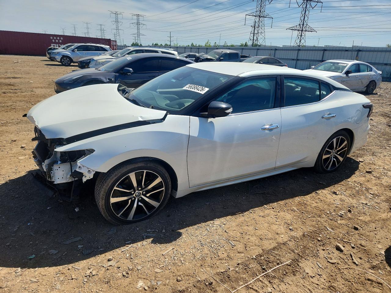 2021 Nissan Maxima SV, VIN 1N4AA6CV0MC509771 — Перед