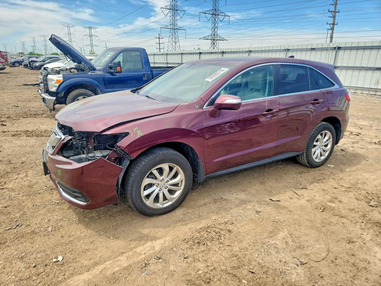 2017 Acura RDX Technology, VIN 5J8TB4H55HL015913 — Front end