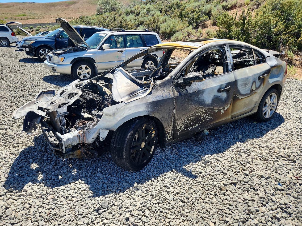2013 Volvo S60 T5, VIN YV1612FH1D1223612 — Burn