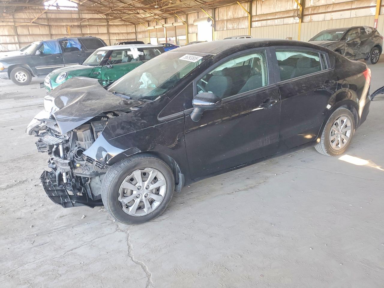 2017 Kia Rio LX, VIN KNADM4A37H6025926 — Перед
