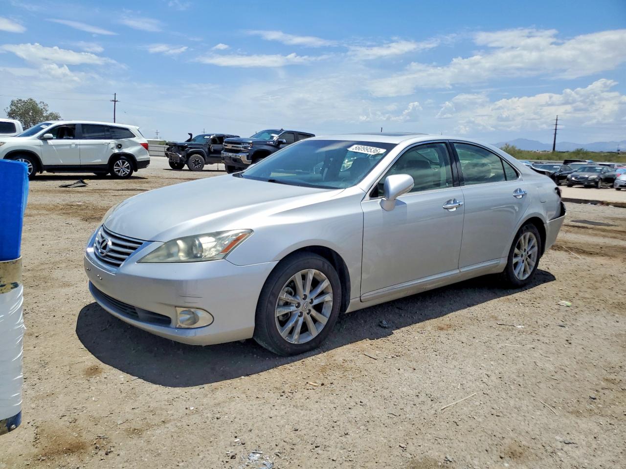 2012 Lexus ES 330, VIN JTHBK1EG7C2491396 — Rear end