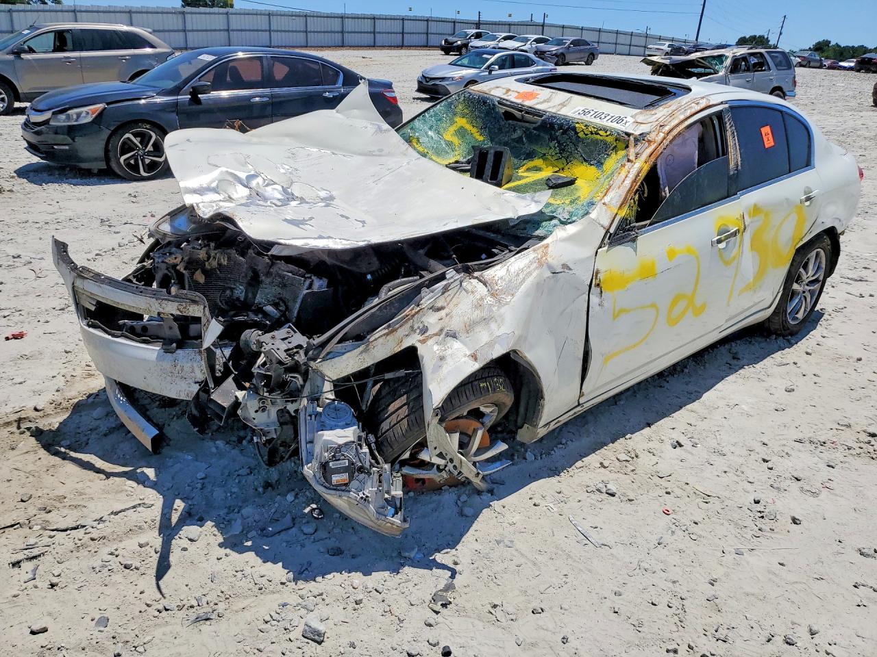 2009 Infiniti G37 x, VIN JNKCV61F99M362787 — Rollover