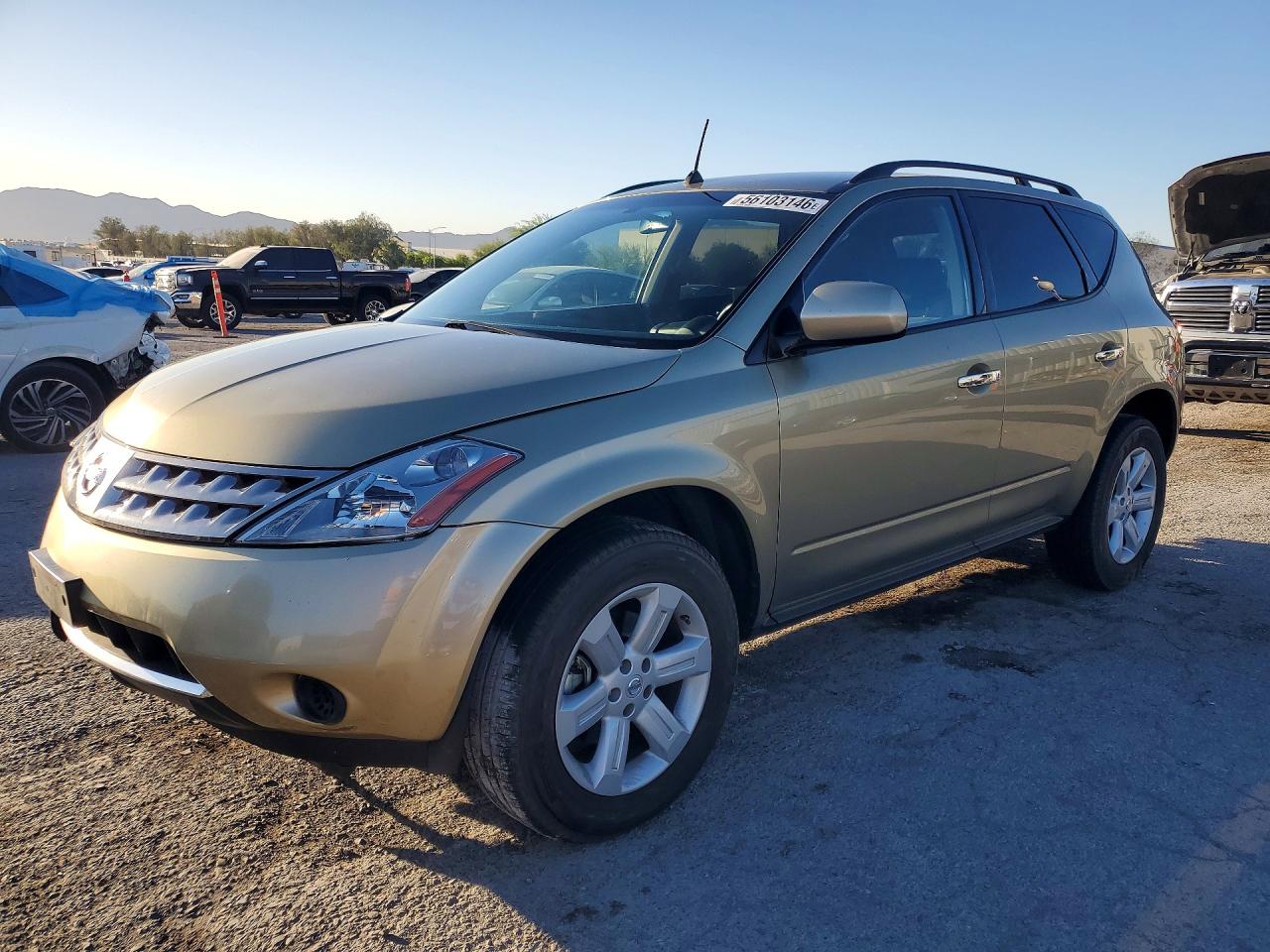 2007 Nissan Murano S, VIN JN8AZ08W27W627040 — Front end