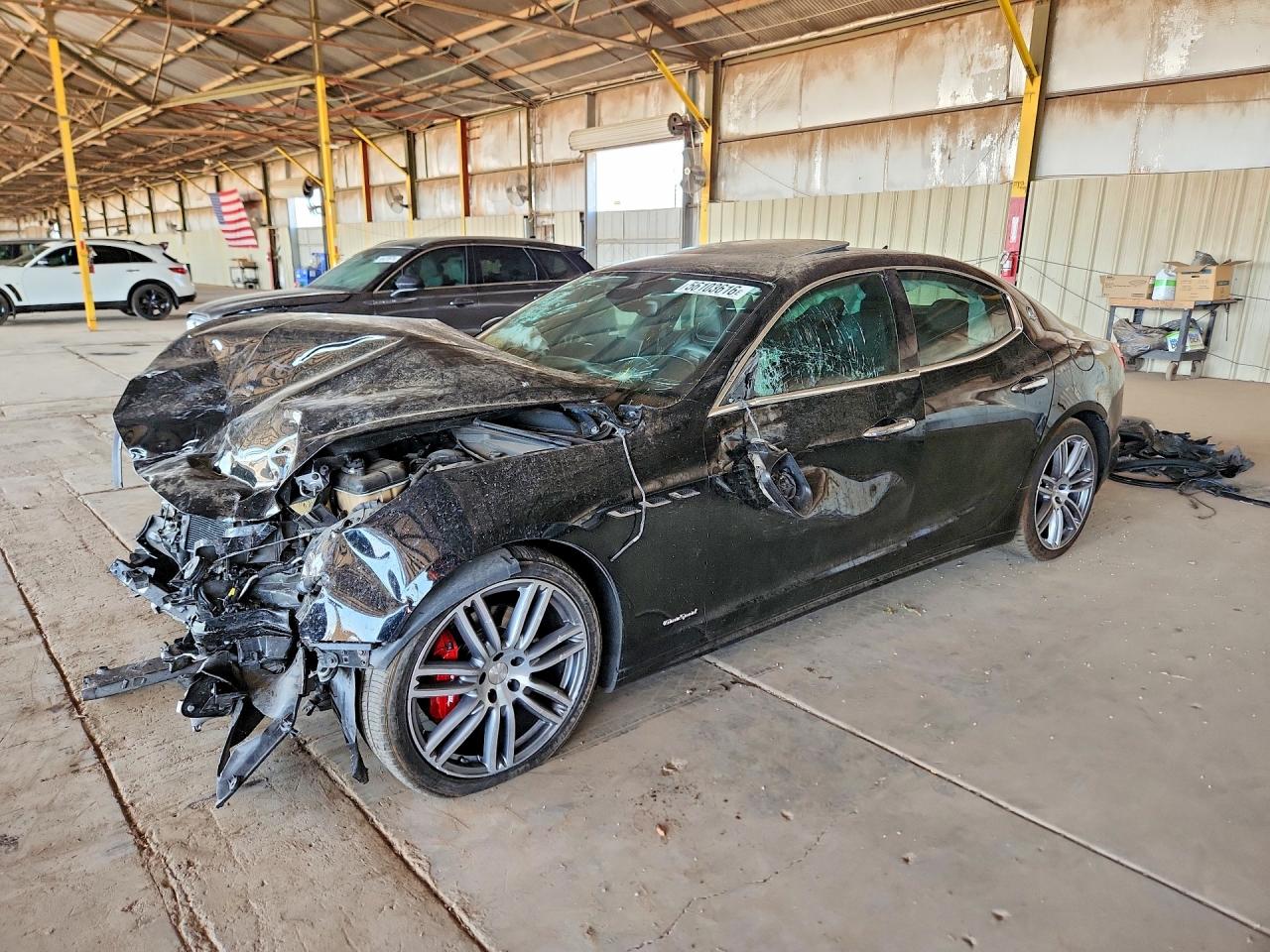 2018 Maserati Ghibli GranSport, VIN ZAM57XSSXJ1284947 — Перед
