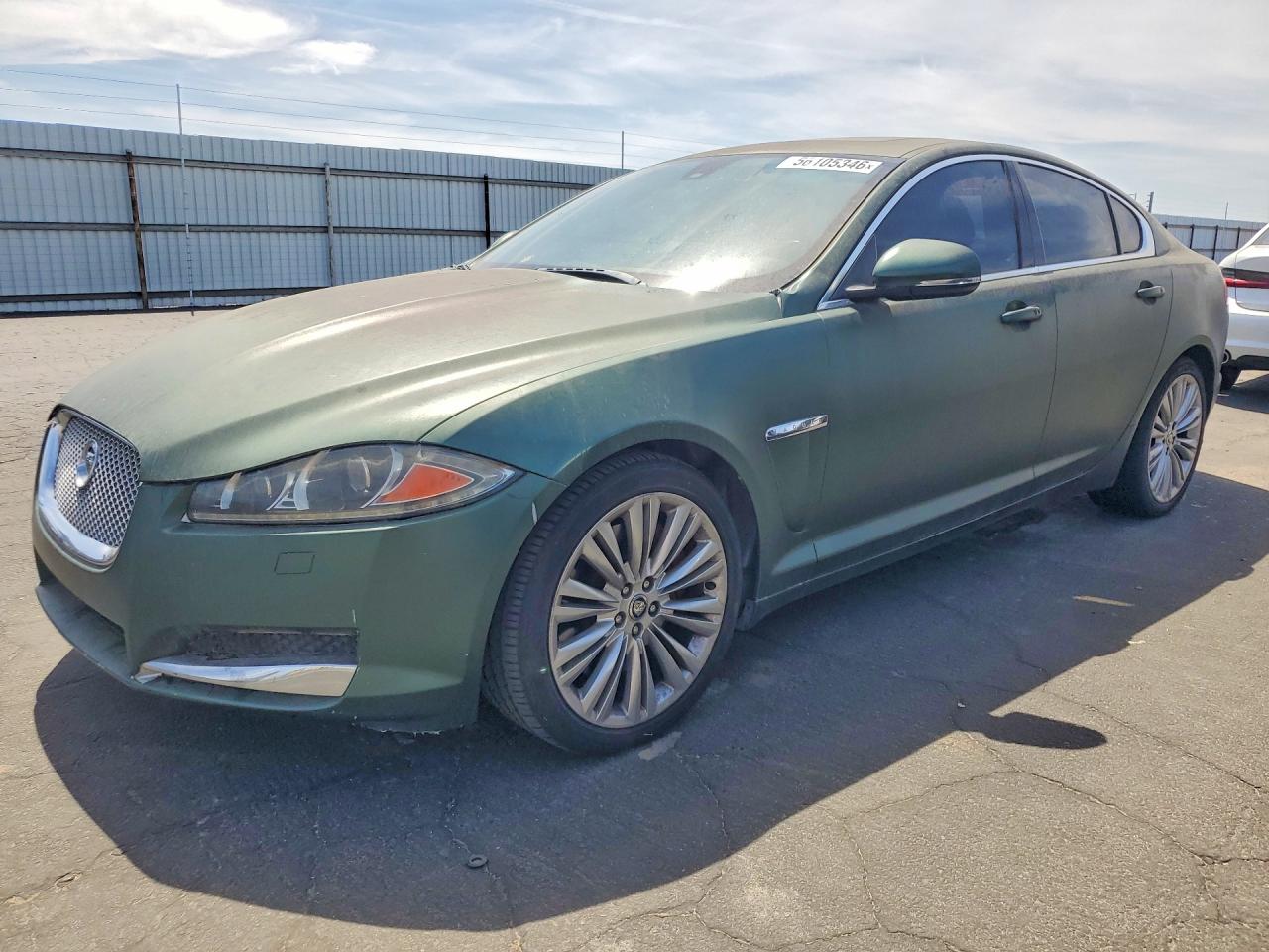 2012 Jaguar XF Portfolio, VIN SAJWA0HB3CLS21531 — Roof