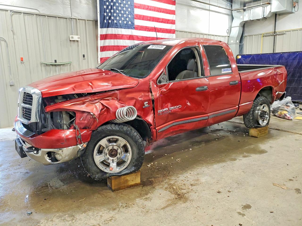 2006 Dodge 3500 SLT, VIN 3D7LX38C46G204223 — Rollover