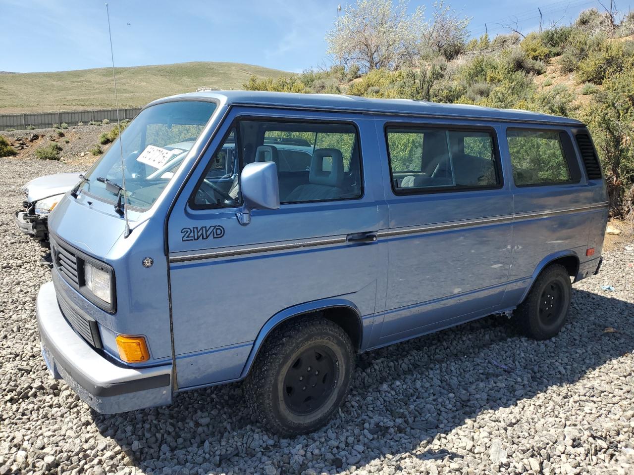 1989 Volkswagen Vanagon, VIN WV2YB0256KH059694 — Burn