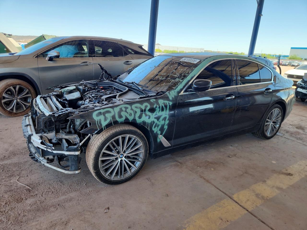 2018 BMW 5 Series 530i, VIN WBAJA5C58JWA35633 — Stripped
