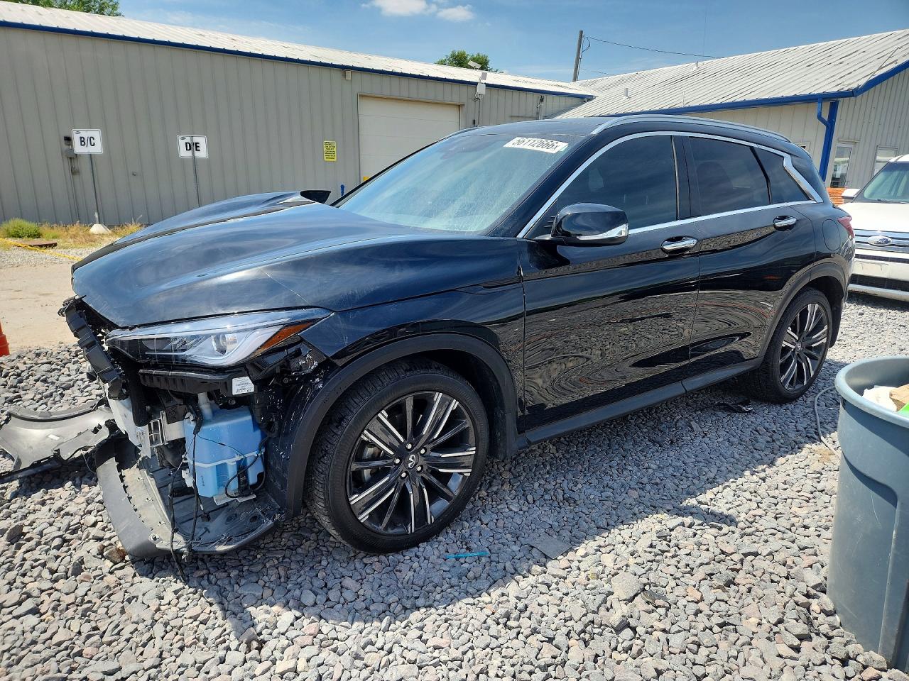 2022 Infiniti QX50 Luxe, VIN 3PCAJ5BB8NF121168 — Side