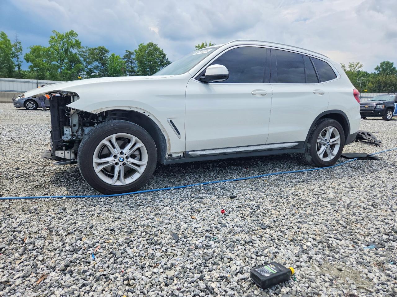 2021 BMW X3 xDrive30i, VIN 5UXTY5C05M9E47893 — Front end