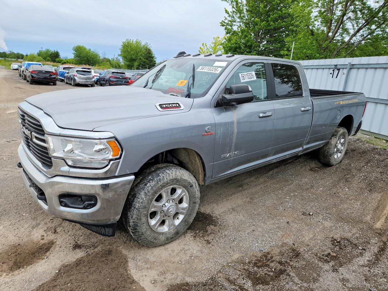 2019 Ram 3500, VIN MBX745WEWGEN00433 — Вандализм