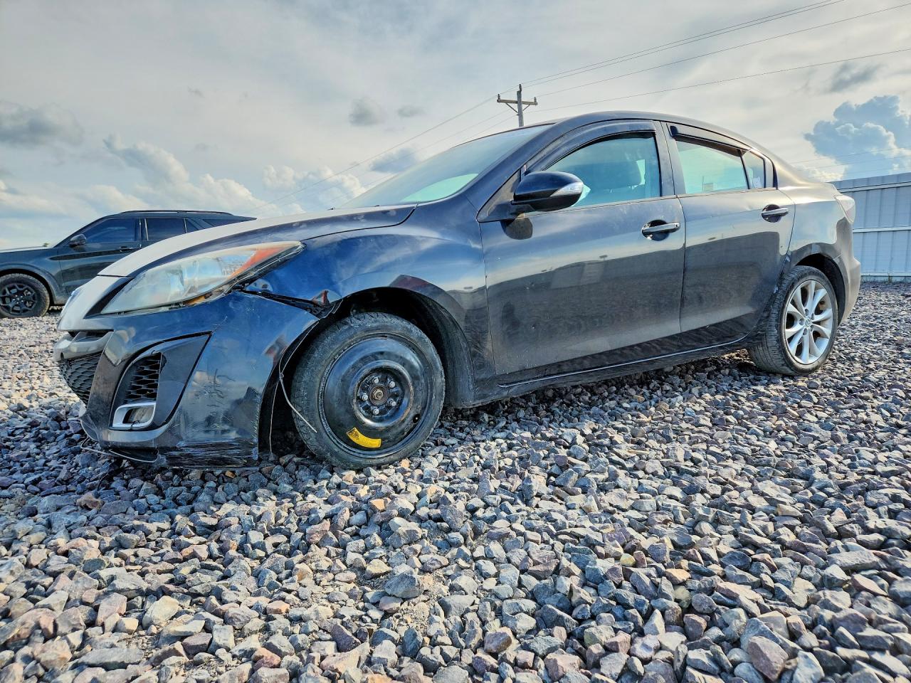 2010 Mazda 3 S Sport, VIN JM1BL1S52A1100627 — Front end
