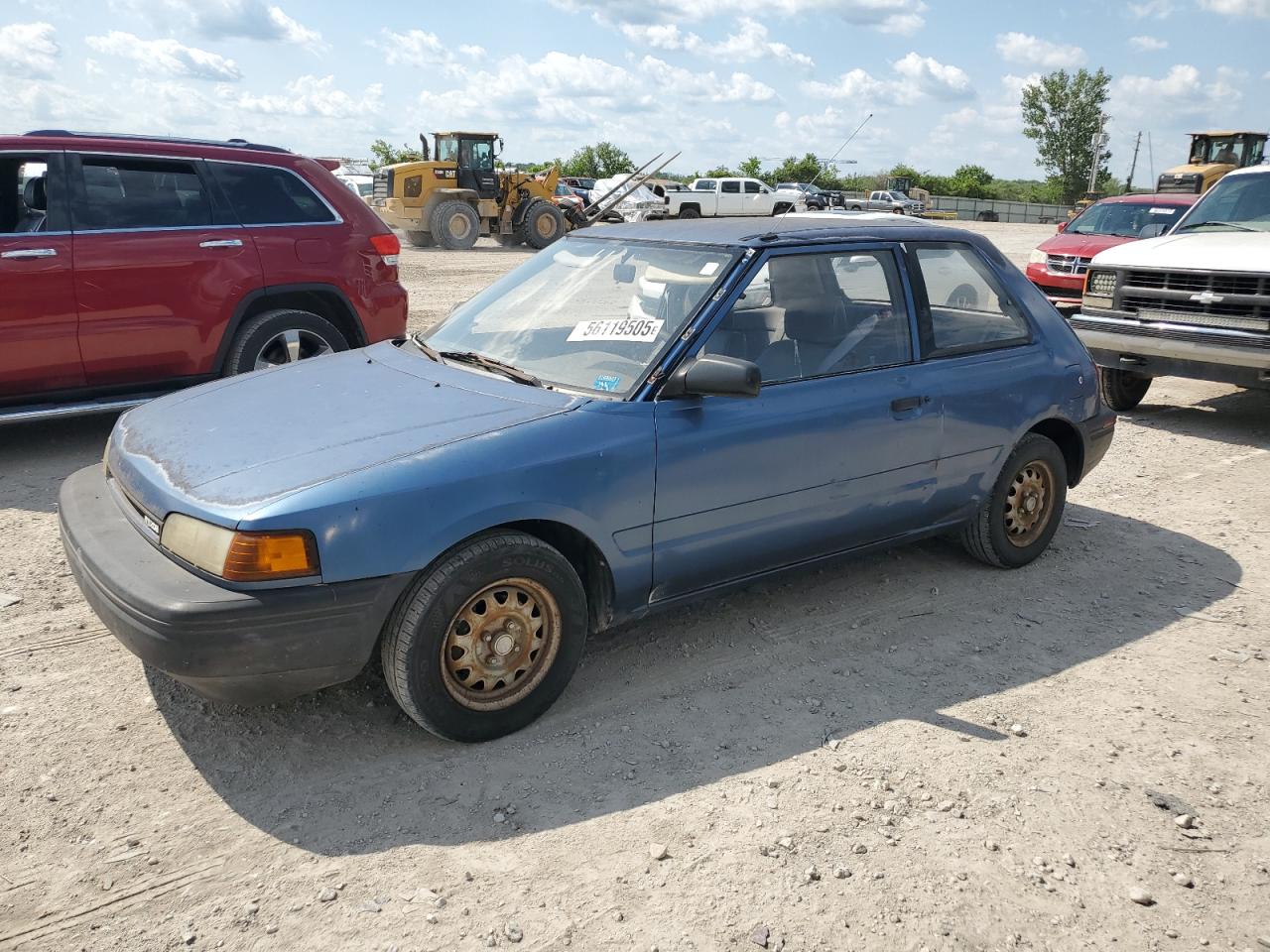 1991 Mazda 323, VIN JM1BG2321M0212439 — All over