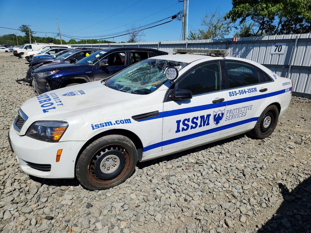 2013 Chevrolet Caprice Police Police, VIN 6G1MK5U39DL806559 — Front end