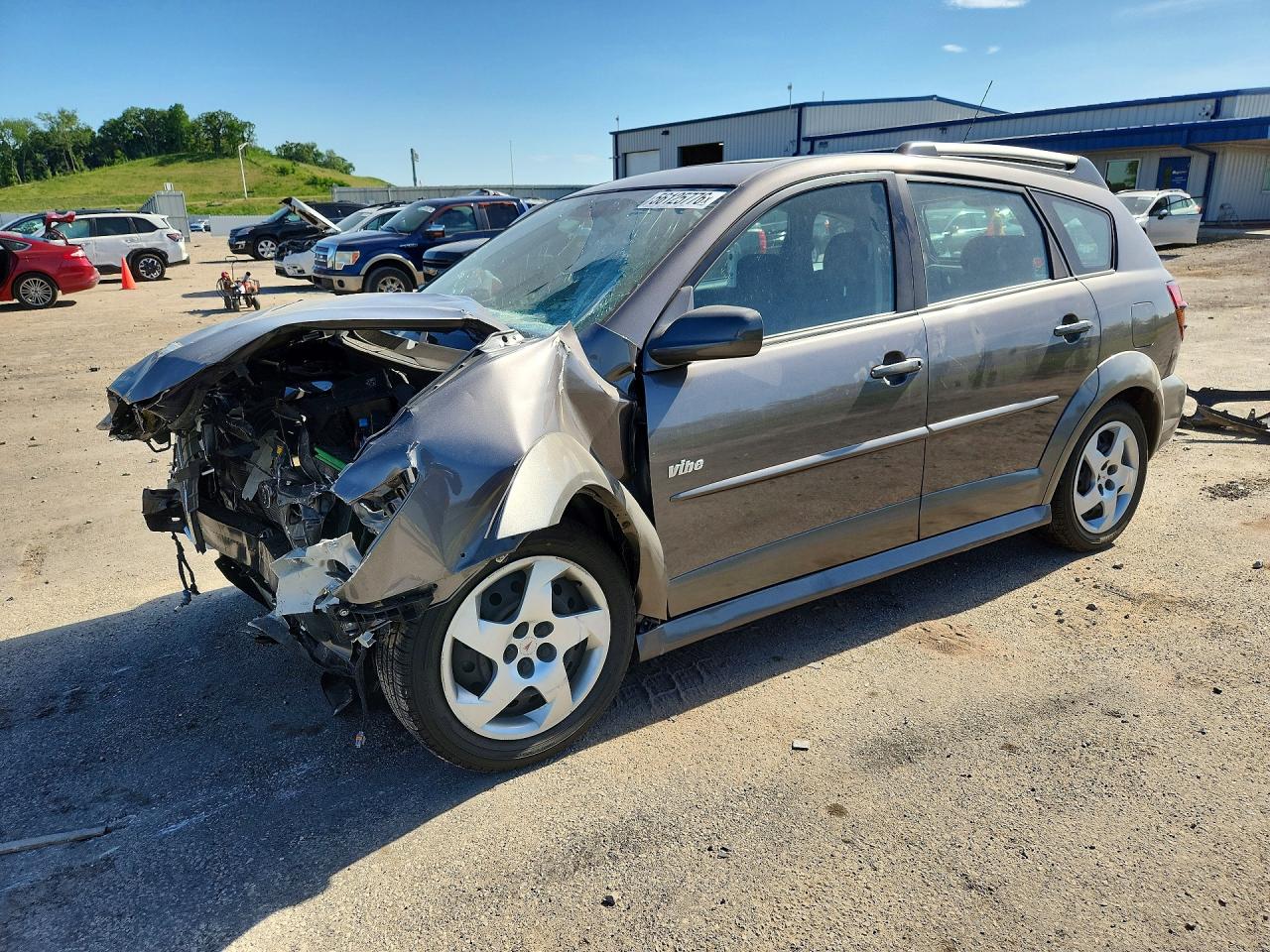 2007 Pontiac Vibe, VIN 5Y2SL65827Z417854 — Front end