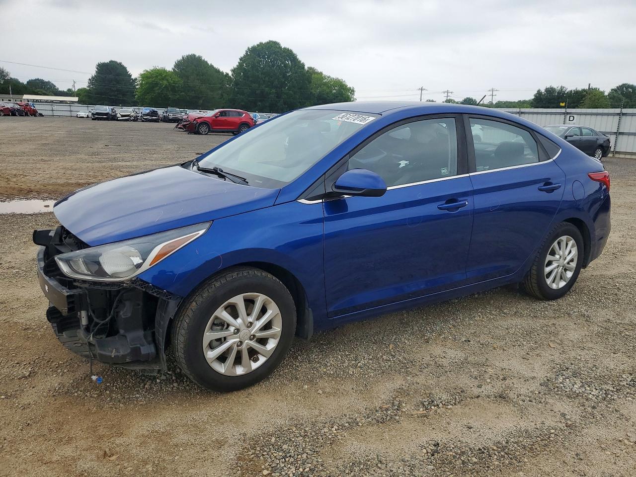 2019 Hyundai Accent SEL, VIN 3KPC24A3XKE073832 — Front end